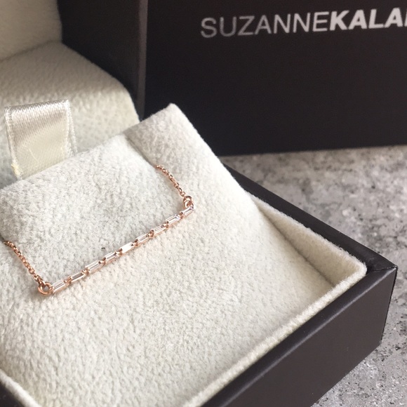 Suzanne Kalan Jewelry - FLASH SALE🎉18k Suzanne Kalan baguette necklace